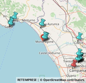 Mappa Via G Rossini, 81034 Mondragone CE, Italia (23.8925)