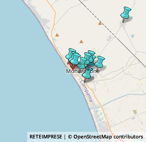 Mappa Via G Rossini, 81034 Mondragone CE, Italia (1.93909)