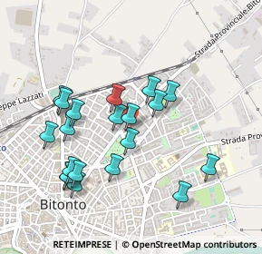 Mappa Via Tenente F. Lillo, 70032 Bitonto BA, Italia (0.4905)