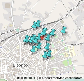 Mappa Via Tenente F. Lillo, 70032 Bitonto BA, Italia (0.3025)