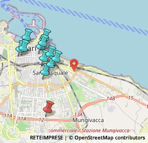 Mappa Via Ferorelli Capitano Romolo, 70126 Bari BA, Italia (2.25083)