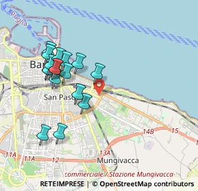 Mappa Via Ferorelli Capitano Romolo, 70126 Bari BA, Italia (1.99824)