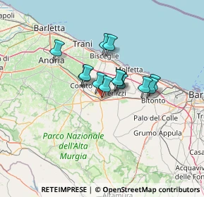 Mappa Via dell'Andro, 70037 Ruvo di Puglia BA, Italia (9.41923)