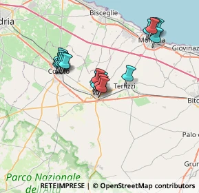 Mappa Via dell'Andro, 70037 Ruvo di Puglia BA, Italia (6.7685)