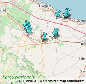 Mappa Via dell'Andro, 70037 Ruvo di Puglia BA, Italia (7.89786)