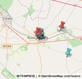 Mappa Via dell'Andro, 70037 Ruvo di Puglia BA, Italia (1.49727)