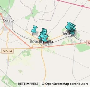 Mappa Via dell'Andro, 70037 Ruvo di Puglia BA, Italia (2.85267)