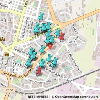 Mappa Via dell'Andro, 70037 Ruvo di Puglia BA, Italia (0.20345)