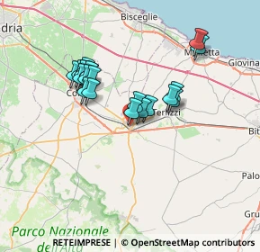 Mappa Via dell'Aquila, 70037 Ruvo di Puglia BA, Italia (6.335)