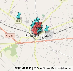 Mappa Via dell'Aquila, 70037 Ruvo di Puglia BA, Italia (0.72789)