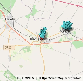 Mappa Via dell'Aquila, 70037 Ruvo di Puglia BA, Italia (3.45)