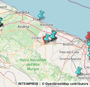 Mappa Via dell'Aquila, 70037 Ruvo di Puglia BA, Italia (27.386)