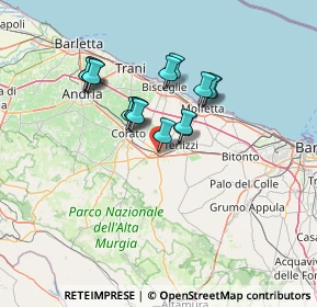 Mappa Via dell'Aquila, 70037 Ruvo di Puglia BA, Italia (11.61188)