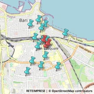 Mappa Via Emanuele De Deo, 70100 Bari BA, Italia (0.79059)