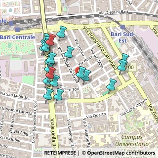 Mappa Via Emanuele De Deo, 70100 Bari BA, Italia (0.248)