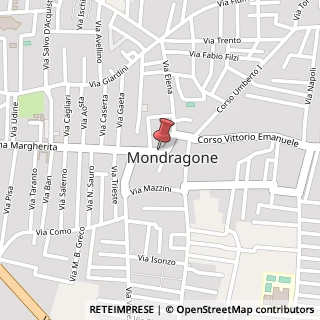 Mappa Via campanile 72, 81034 Mondragone, Caserta (Campania)