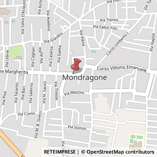 Mappa Via Campanile, 115, 81034 Mondragone, Caserta (Campania)