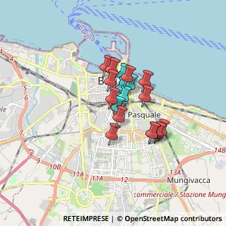 Mappa Via Mandragora, 70100 Bari BA, Italia (1.175)