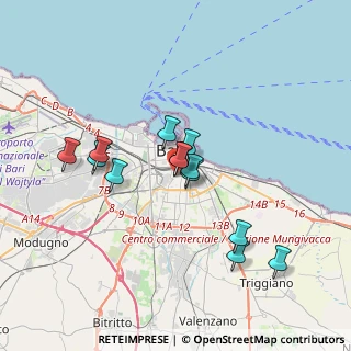 Mappa Via Mandragora, 70100 Bari BA, Italia (3.14231)