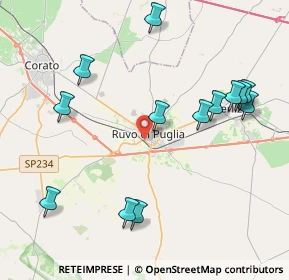 Mappa Via Alessandro Scarlatti, 70037 Ruvo di Puglia BA, Italia (4.88923)
