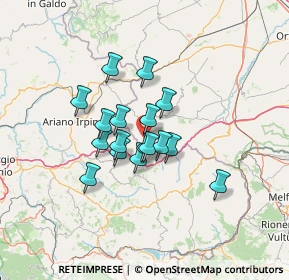 Mappa 71020 Anzano di Puglia FG, Italia (10.03882)