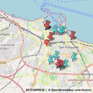 Mappa Via Giuseppe Sangiorgi, 70124 Bari BA, Italia (1.97)