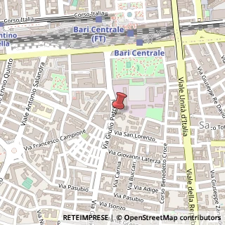 Mappa Via Giulio Petroni, 8/G, 70124 Bari, Bari (Puglia)