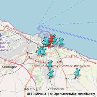 Mappa Via Donato Gargasole, 70124 Bari BA, Italia (2.59273)