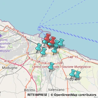 Mappa Via Donato Gargasole, 70124 Bari BA, Italia (2.58917)