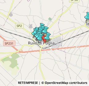 Mappa Via de Deo Emanuele, 70037 Ruvo di Puglia BA, Italia (1.10364)