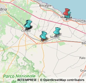 Mappa Via de Deo Emanuele, 70037 Ruvo di Puglia BA, Italia (6.908)