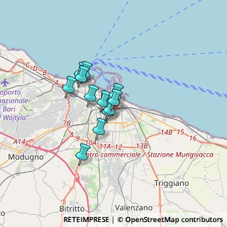 Mappa Via De Gemmis Nicola, 70124 Bari BA, Italia (2.37083)