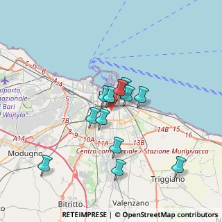Mappa Via De Gemmis Nicola, 70124 Bari BA, Italia (3.04833)