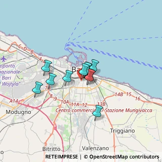 Mappa Via De Gemmis Nicola, 70124 Bari BA, Italia (2.22909)