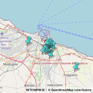 Mappa Via De Gemmis Nicola, 70124 Bari BA, Italia (2.02)