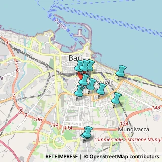 Mappa Via De Gemmis Nicola, 70124 Bari BA, Italia (1.51091)