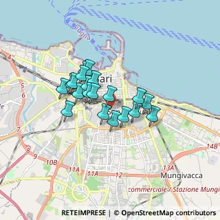 Mappa Via De Gemmis Nicola, 70124 Bari BA, Italia (1.326)