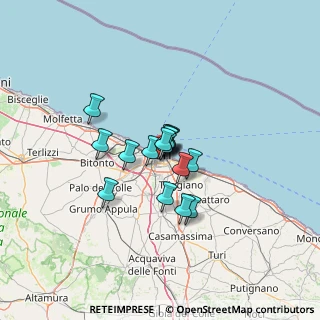 Mappa Via De Gemmis Nicola, 70124 Bari BA, Italia (7.89625)