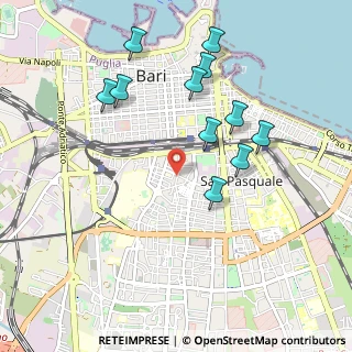 Mappa Via De Gemmis Nicola, 70124 Bari BA, Italia (1.05818)