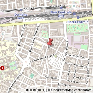 Mappa Via Nicola de Gemmis, 41, 70124 Bari, Bari (Puglia)