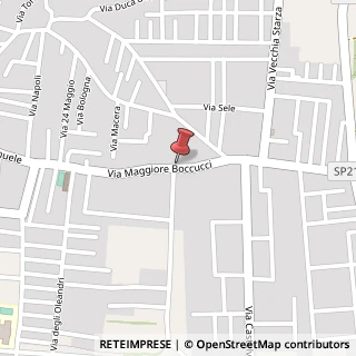 Mappa Via Boccucci, 61, 81034 Mondragone, Caserta (Campania)