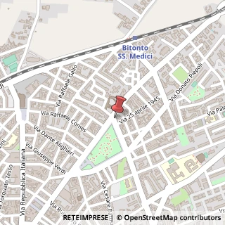 Mappa Via Pasquale Centola, 5, 70032 Bitonto, Bari (Puglia)