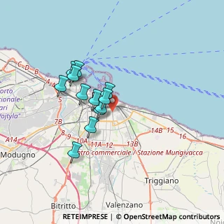 Mappa Viale 70125, 70125 Bari BA, Italia (2.84083)