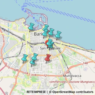 Mappa Viale 70125, 70125 Bari BA, Italia (1.44545)