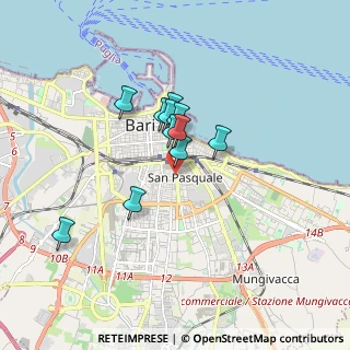 Mappa Viale 70125, 70125 Bari BA, Italia (1.33273)