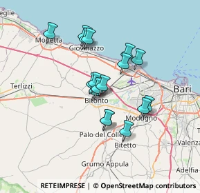 Mappa Strada Privata Centola, 70032 Bitonto BA, Italia (5.79059)