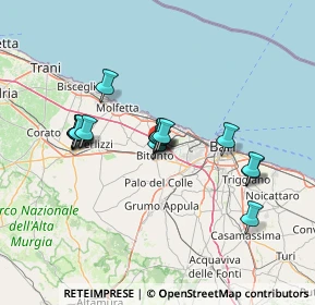 Mappa Strada Privata Centola, 70032 Bitonto BA, Italia (12.82375)
