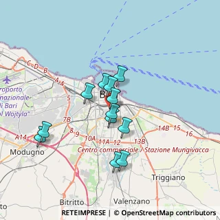 Mappa Via Lucera, 70124 Bari BA, Italia (2.995)