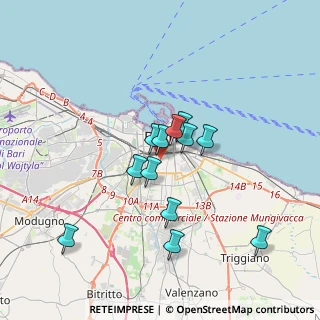 Mappa Via Lucera, 70124 Bari BA, Italia (3.05083)