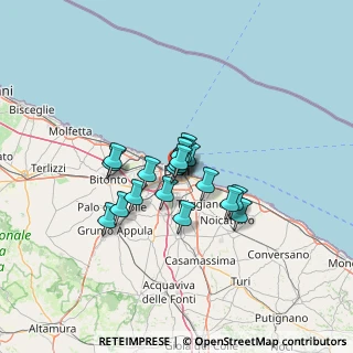 Mappa Via Lucera, 70124 Bari BA, Italia (8.79263)